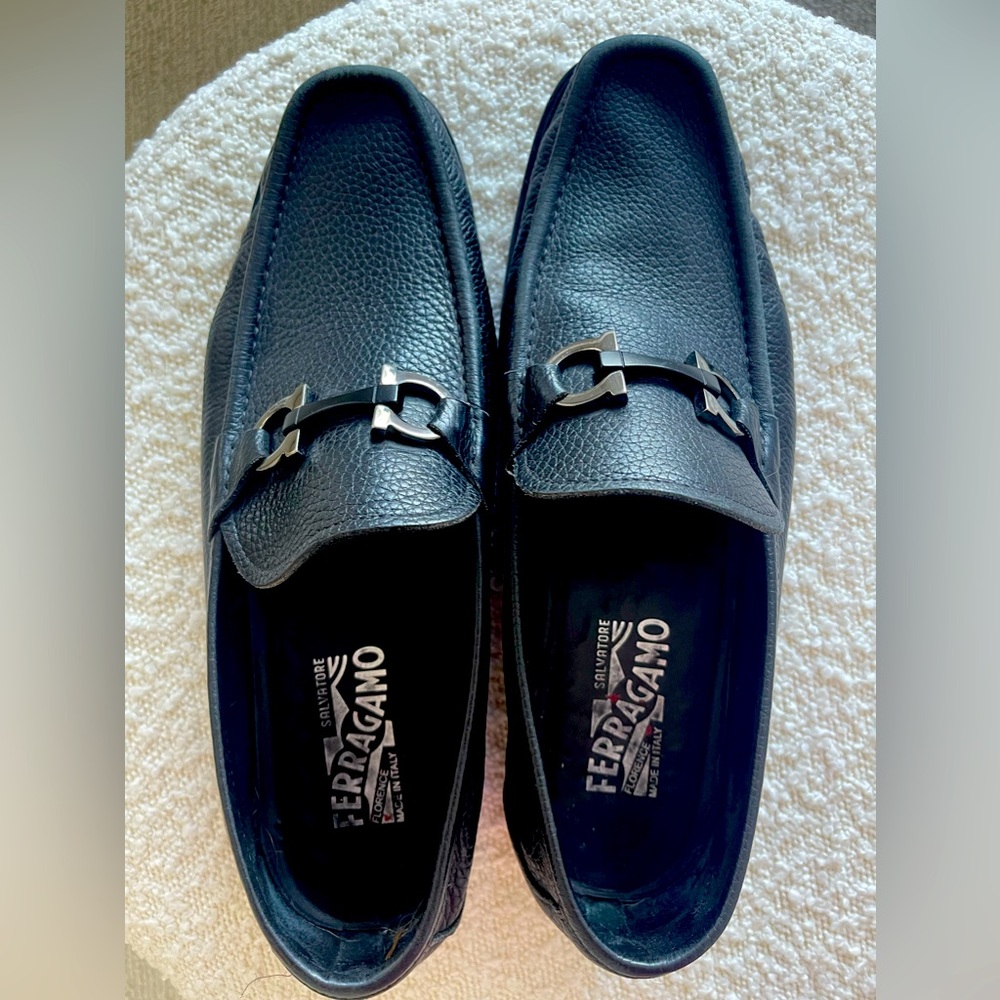 Men's Grained Calf Leather Bit Loafer size 9.5